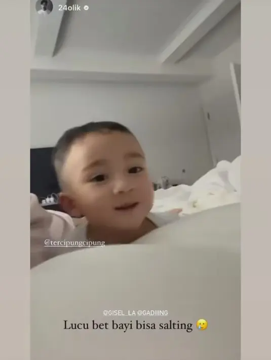 Rayyanza - Gempit [Foto: Instagram Stories/gisel_la]