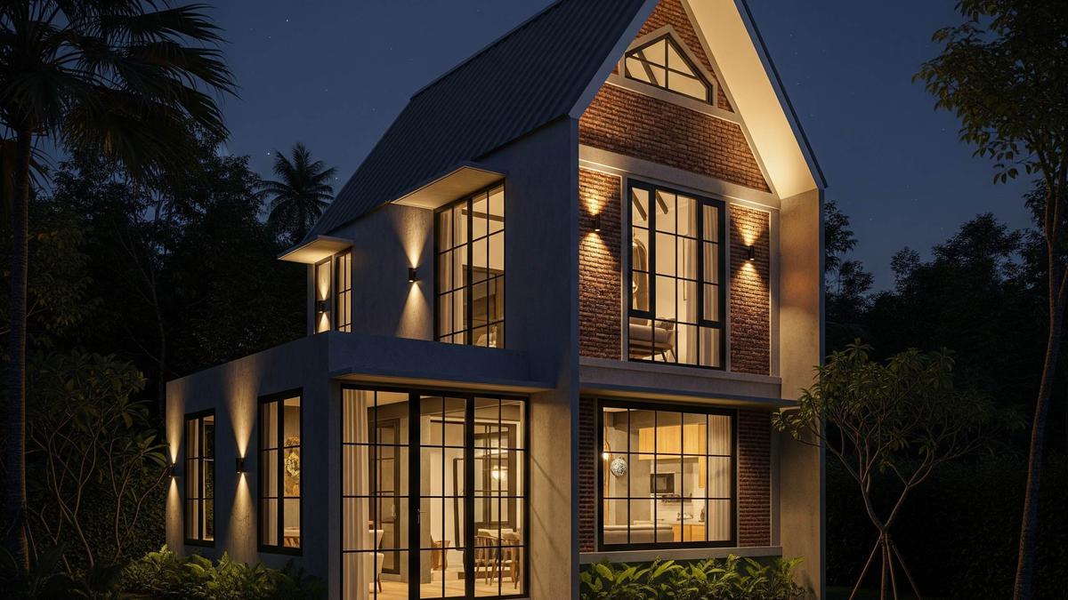 7 Desain Rumah Kecil dengan Atap Pelana Tinggi Agar Lebih Sejuk, Solusi Estetik dan Fungsional