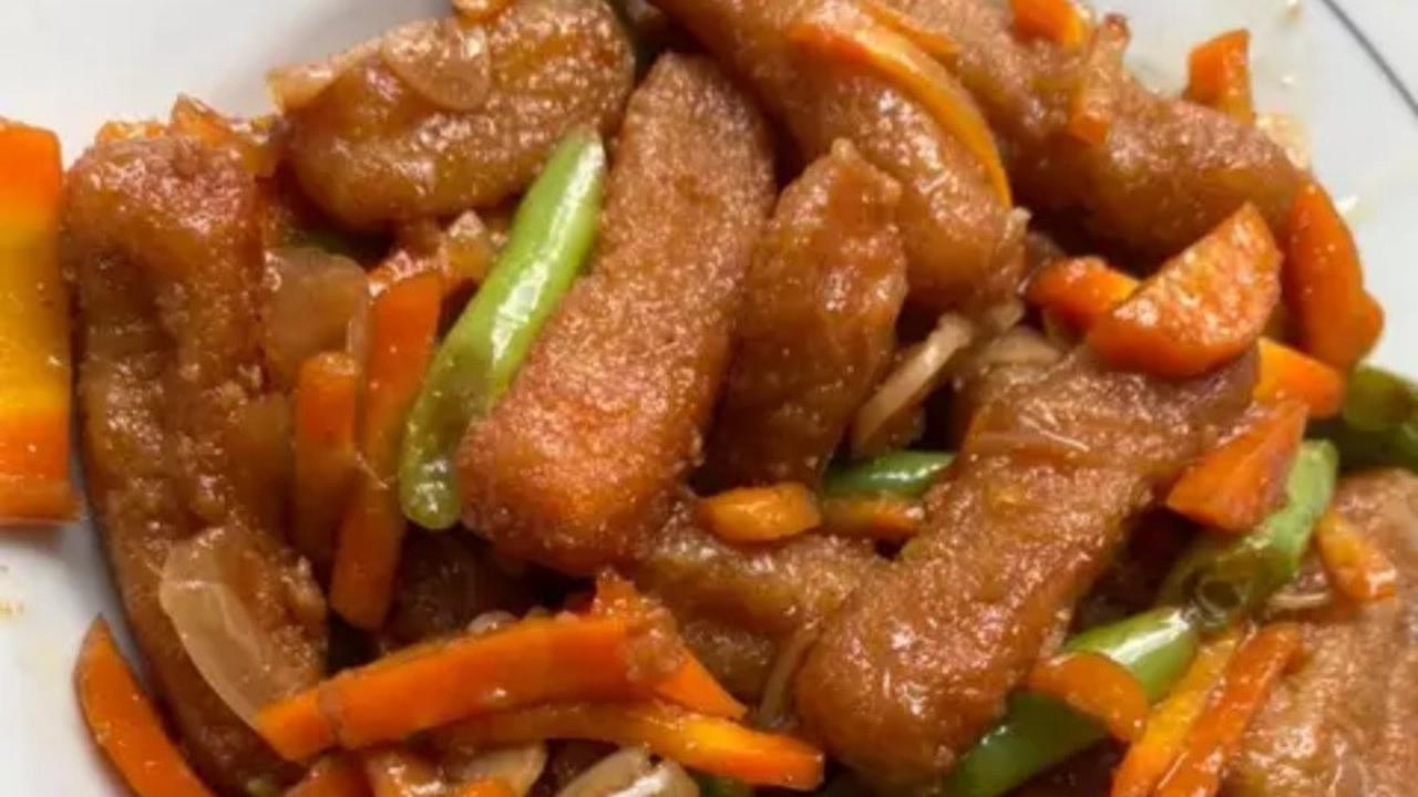 Resep nugget saus teriyaki. (dok. Cookpad @alfibarok)