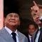 Presiden Prancis Emmanuel Macron (kanan) dan Presiden Republik Indonesia Prabowo Subianto saat konferensi pers bersama di Istana Kepresidenan Elysee, Paris, Kamis 28 Mei 2026. (Ludovic Marin/Pool Photo via AP)