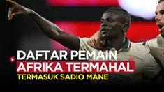 Berita Motion Grafis, 8 pesepak bola Afrika yang berpredikat termahal saat ini. Bintang Liverpool, Mohamed Salah berada di urutan pertama.