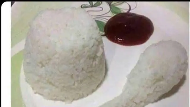 6 Nasi Bentuk yang Nyeleneh Ini Bikin Geleng Kepala, Kocak
