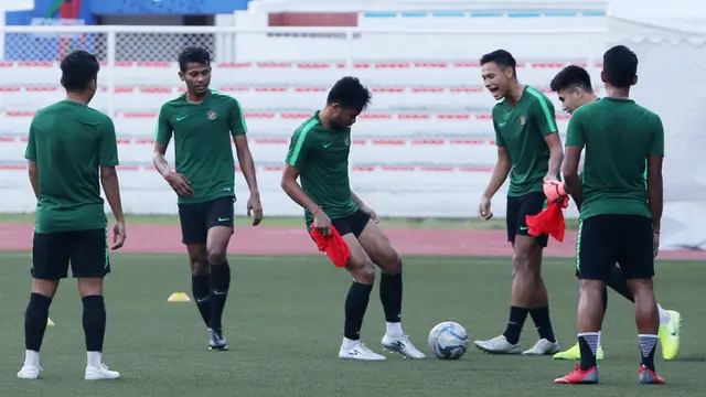 Latihan Timnas Indonesia U-22