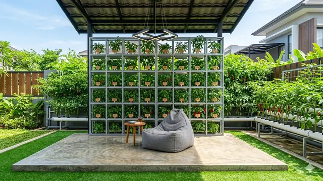 Inspirasi Teras Rumah Dekat Kebun Cabai yang Tetap Rapi