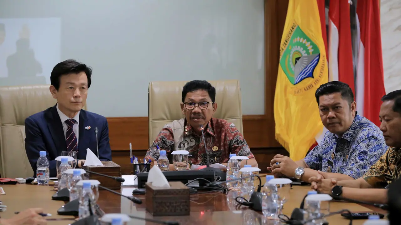 Wali Kota Tangerang Sachrudin dan Wali Kota Jinju, Kyo il Jo (Istimewa)