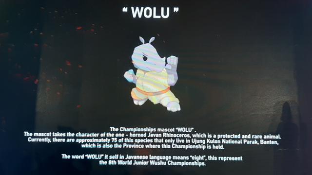 Maskot Kejuaraan Dunia Wushu Junior 2022