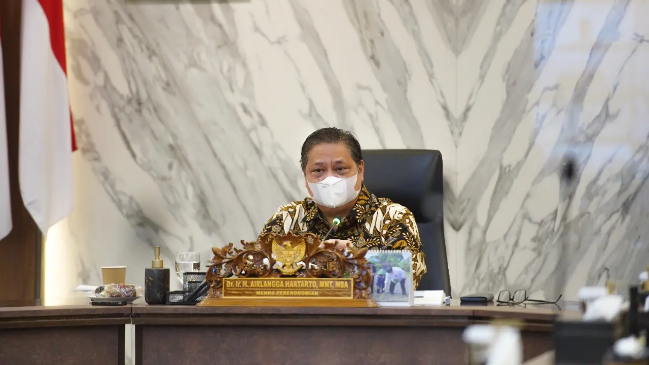 Menteri Koordinator Bidang Perekonomian Airlangga Hartarto