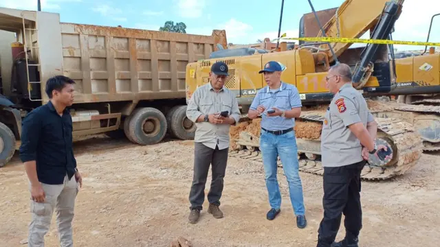 Penyelidikan perusahaan tambang di Konawe Utara, Maret 2020. (Liputan6.com/Ahmad Akbar Fua)