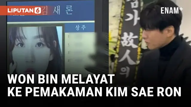 Aktor Won Bin Melayat ke Pemakaman Kim Sae Ron