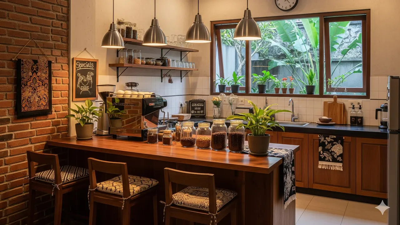 Desain Dapur Ala Cafe