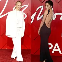 Lihat di sini beberapa gaya unik para seleb Hollywood di red carpet Fashion Awards 2023.