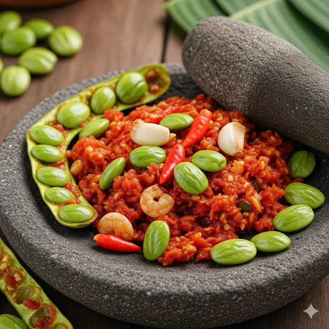Resep Sambal Terasi Goreng Pete