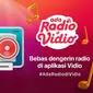 Jangan Ketinggalan untuk Mendengarkan lagu dan Berita Terbaru Lewat Radio Kesayangan Kamu di Vidio. (Sumber : dok. vidio.com)