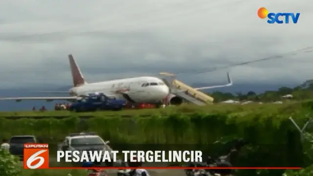 Penyebab Pesawat Batik Air Tergelincir
