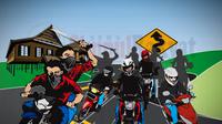 Ilustrasi Geng Motor (Istimewa)