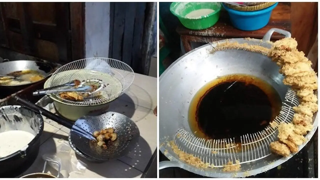 6 Potret Tutup Kipas Angin Alih Fungsi Jadi Saringan Minyak Ini Kocak