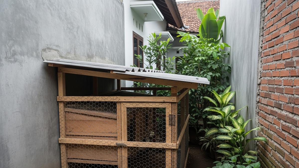 7 Model Kandang Ayam 3–5 Ekor untuk Rumah Kecil yang Hemat Lahan dan Tetap Nyaman