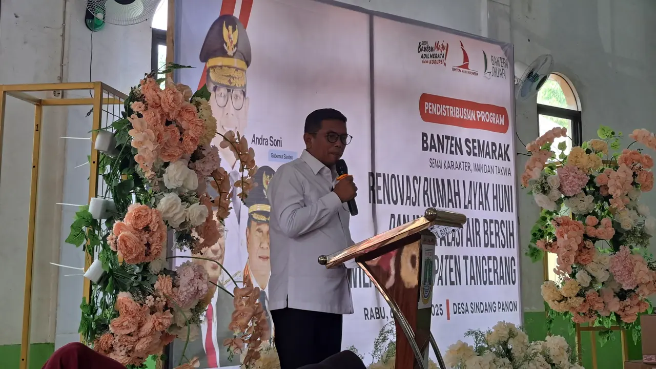 Gubernur Banten Andra Soni membuka keran bagi siapa pun yang ingin bekerjasama untuk membantu bedah rumah akan difasilitasi di Provinsi Banten.