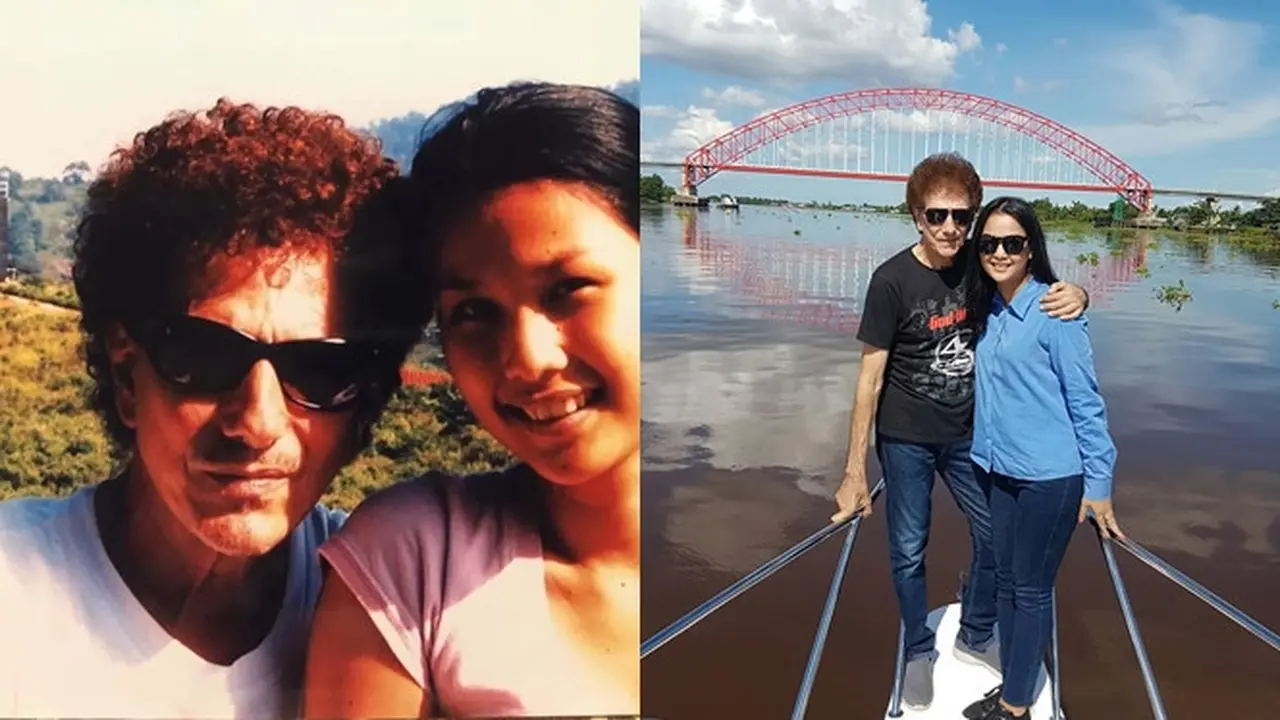 Beda Usia 37 Tahun, Ini 6 Potret Ahmad Albar dan Istri yang Rayakan Anniversary ke-14