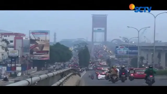 Kebakaran di Ogan Ilir Sebabkan Asap Pekat di Palembang