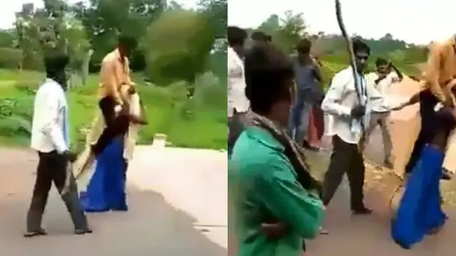 Dituduh Selingkuh, Wanita Ini Dihukum Gendong Suaminya Keliling Kampung