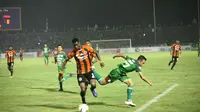 PSMS menang 1-0 atas Perseru di Stadion Teladan, dalam lanjutan Go-jek Liga 1 bersama Bukalapak. (Liputan6.com/Reza Efendi)