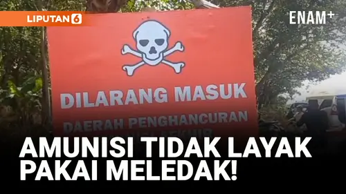 VIDEO: Amunisi Tidak Layak Pakai Meledak di Garut!