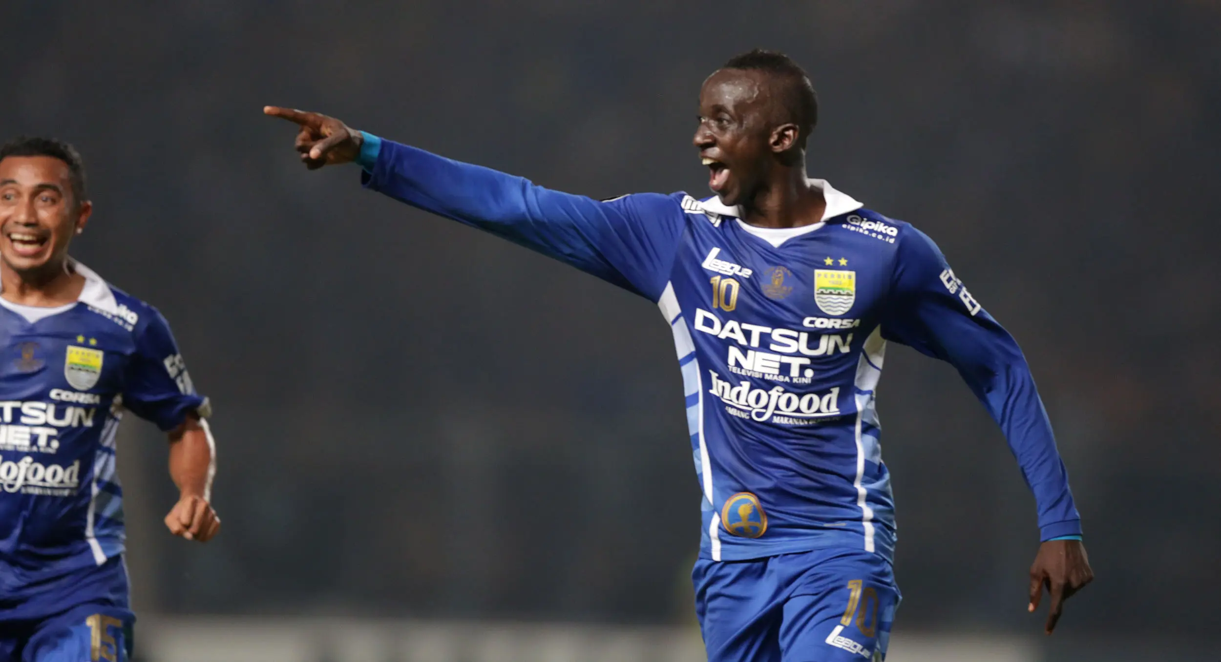 Konate Makan saat masih berseragam Persib. (Bola.com/Vitalis Yogi Trisna)