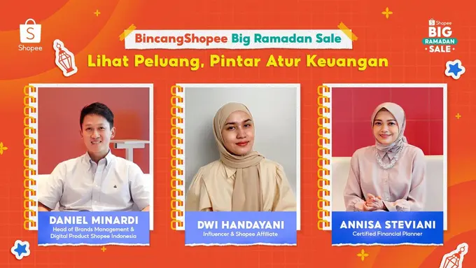 BincangShopee Big Ramadan Sale: Kupas Tuntas Alokasi Keuangan di Bulan Suci bareng Dwi Handayani dan Annisa Steviani