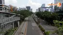 Libur panjang Hari Raya Nyepi membuat sejumlah ruas jalanan di Jakarta lengang bahkan cenderung sepi (Liputan6.com/Johan Tallo)