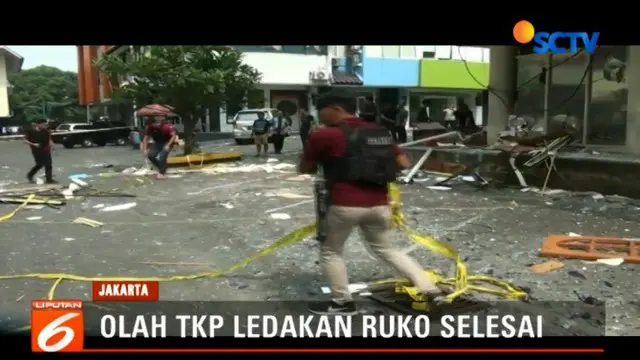 Olah TKP Ledakan Usai, Polisi Sita Sejumlah Barang Bukti