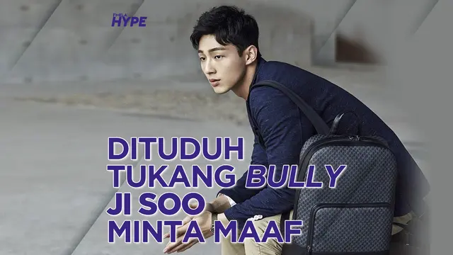 Aktor Ji Soo Minta Maaf Usai Dituduh Tukang Bully