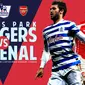 Queens Park Rangers vs Arsenal (Liputan6.com/Ari Wicaksono)