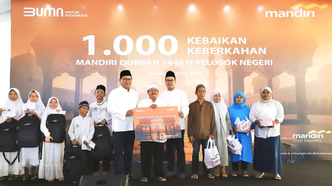 Rayakan Idul Adha 1446 H dengan Penuh Makna, Bank Mandiri Tunjukkan Aksi Sosial Nyata Lewat Kurban untuk Negeri