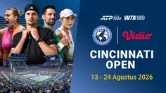 ATP & WTA 1000 Cincinnati Open 2026: Magnet Bintang Tenis Dunia Live Streaming di Vidio