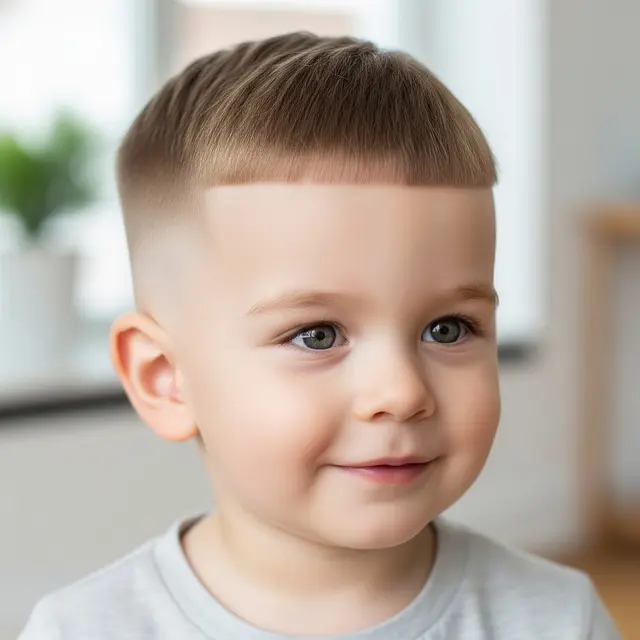 Model Rambut Anak Laki-laki 1 Tahun (Image by Gemini AI)