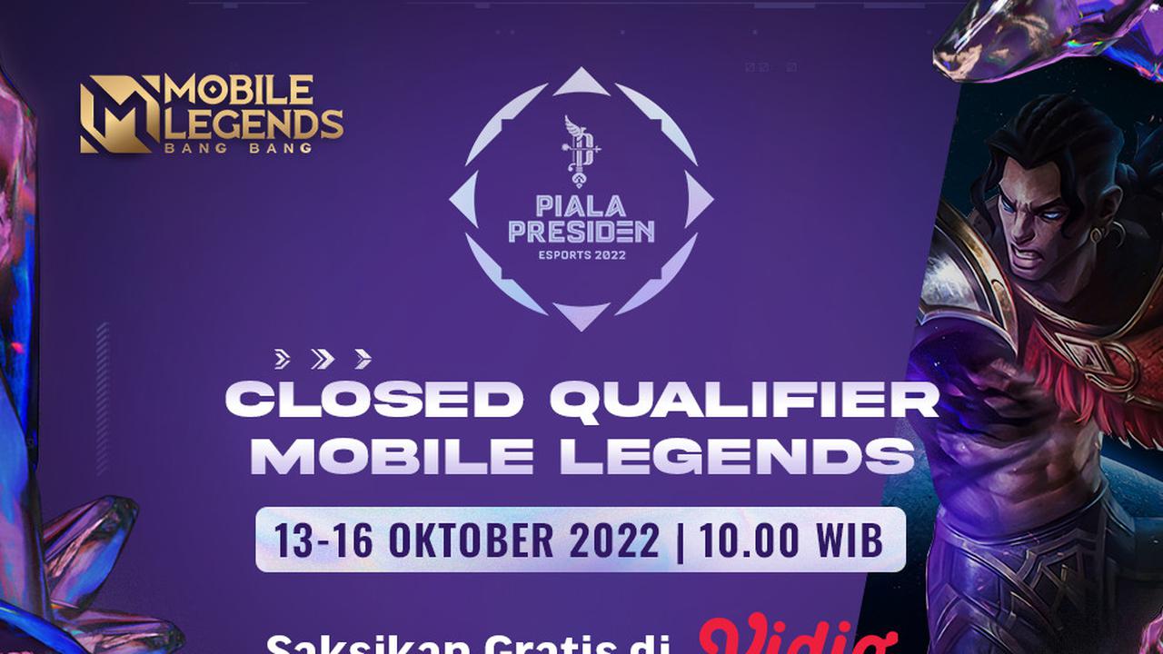 Saksikan Live Streaming Piala Presiden Esports Mobile Legends di Vidio, 13-16 Oktober 2022