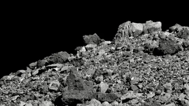 Ilustrasi bebatuan asteroid: Credit: NASA Goddard Space Flight Center / University of Arizona