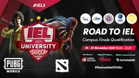 IEL University Super Series Season 3 dapat disaksikan melalui platform Vidio dan Bola.com. (Sumber: Vidio)