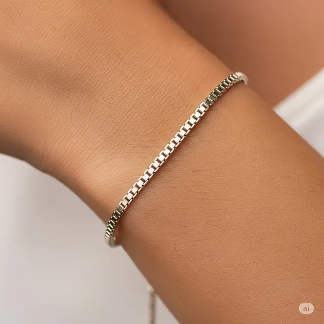 Gelang Rantai Box (Box Chain)