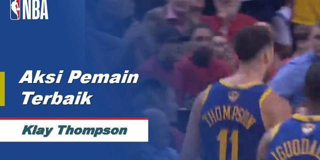 VIDEO: Pemain Terbaik Game 2 Final NBA 2019, Klay Thompson