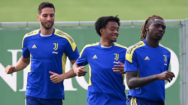 FOTO: Sesi Latihan Juventus Jelang Hadapi Malmo di Liga Champions