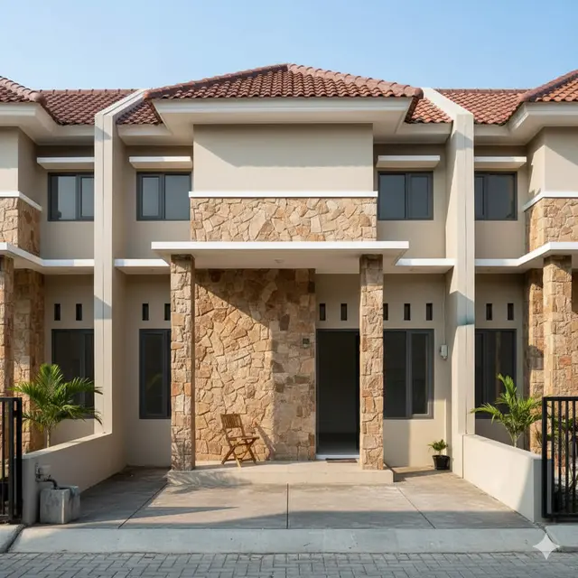 Model Rumah Tipe 72 di Lokasi Perumahan Modern