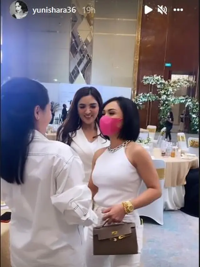 6 Momen Pertemuan Yuni Shara dan Nagita Slavina di Acara Ashanty, Jadi Sorotan