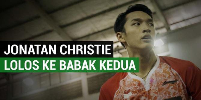 VIDEO: Jonatan Christie Jadi Satu-satunya Tunggal Putra Indonesia yang Lolos ke Babak Kedua