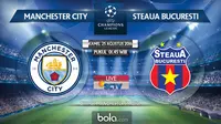 Manchester City Vs Steaua Bucuresti (Bola.com/Adreanus Titus)