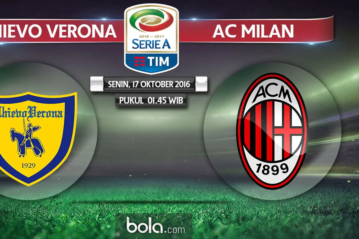 Serie A_Chievo Verona vs AC Milan (Bola.com/Adreanus Titus)