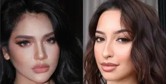 Sempat tren di 2025, Davina Karamoy dan Jennifer Coppen jadi latina girl dengan makeup yang khas. Siapa yang menurutmu paling menawan? [@davinakaramoy @jennifercoppenreal20]