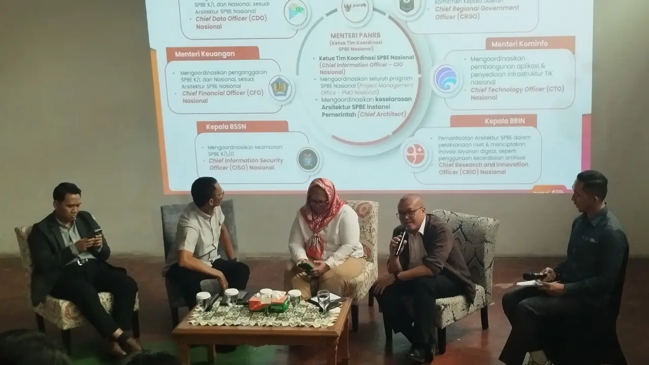 Media briefing Percepatan Transformasi Digital dan Keterpaduan Layanan Digital Nasional, Selasa (21/5/2024). (Gagas/Liputan6.com)