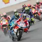 Persaingan ketat Marc Marquez dan Andrea Dovizioso membuat Max Biaggi mengklaim MotoGP 2017 menjadi musim yang kompetitif. (dok. MotoGP)